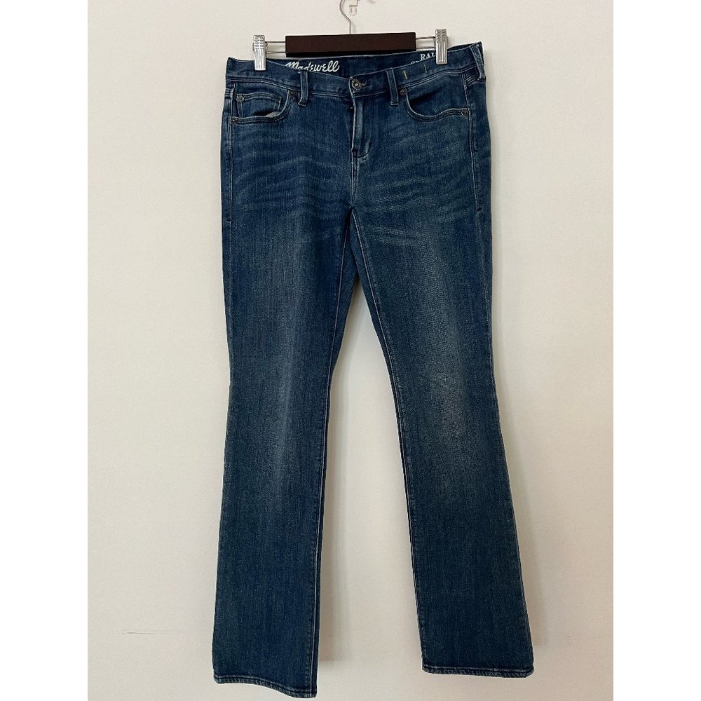 Madewell - Rail Straight Midrise Jeans in Medium Dark Wash - Size 28 x 30